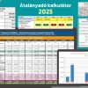 Átalányadó kalkulátor 2025 - Excel