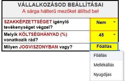atalanyado ev vallalkozas beallitasai 2026